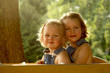 Portrait of 2 adorable sisters Portrait of 2 adorable sisters