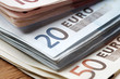 euro banknotes