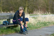 Foto: Woman with Rollerblades Woman with Rollerblades