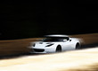 white sports car