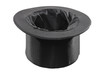 Top hat isolated against white background