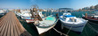 harbor with fishing boats