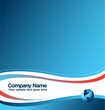 Abstract business blue background