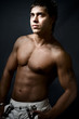 Sexy muscular handsome man