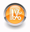 Coiffeur glossy icon Coiffeur glossy icon