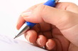 girl write