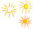 Sonne Vektor Pinsel