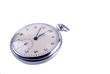 vintage clock on white background