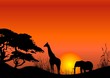 Africa Scene Vector