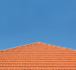Tiled Rooftop on Blue Sky Tiled Rooftop on Blue Sky