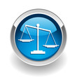 Justice and law button Justice and law button
