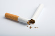broken cigarette