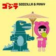 Vector: Godzilla and Pinky Godzilla and Pinky