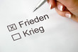 Foto: frieden und krieg frieden und krieg