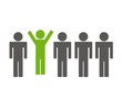 Bewerber / Job / Freude