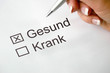 Foto: gesund und krank gesund und krank