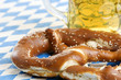 Pretzel and beer at Octoberfest / Brezn und Bier am Oktoberfest