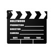 Filmklappe Hollywood Vektor