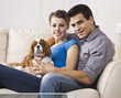 Couple with Dog