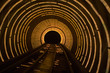 laser tunnel. defocused