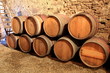 Weinfässer, Holzfässer, Weinkeller, Languedoc Roussilion Weinfässer, Holzfässer, Weinkeller, Languedoc Roussilion