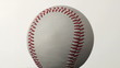 Baseball isolated against white loop
