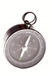 Compass on white background