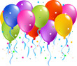 Illustration of a shiny balloons Illustration of a shiny balloons