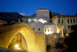 The Old Bridge at night, Mostar, Bosnia-Herzegovina The Old Bridge at night, Mostar, Bosnia-Herzegovina