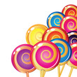 Border of lollipop.