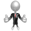 3D Character Businessman Dressed For Success