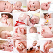 Foto : Baby and pregnancy collage Baby and pregnancy collage