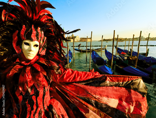 Foto: Venetian carnival mask Venetian carnival mask