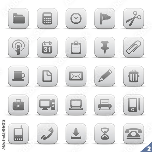 Icon set 2 | Office full pack | Saturn series