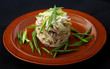 bean salad with beef tongue