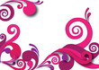 Colorful Swirly Border