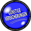 blauer button - günstige versicherungen