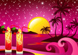 Pink drink background