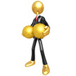 Gold Guy Businessman With Big Balls Gold Guy Businessman With Big Balls