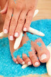 sexy female feet and hands
