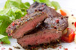 Rumpsteak(Roastbeef) - gegrillt,mit Salat