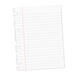 papierblatt ausgefranst