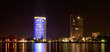 Skyline of Bonn in the night.