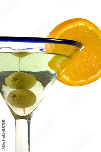 Isolated Martini Glass