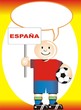 Postal de Aliento para la selección Española de Futbol