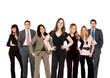 business team standing up