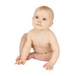 Baby sit isolated on a white