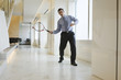 Photo: Businessman ready for anything that comes his way. Businessman ready for anything that comes his way.