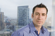 Photo: Portrait of relaxed but ready businessman. Portrait of relaxed but ready businessman.