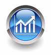 Histogram glossy icon